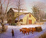 Unknown Artist Clime The Stone Mill Ice House painting